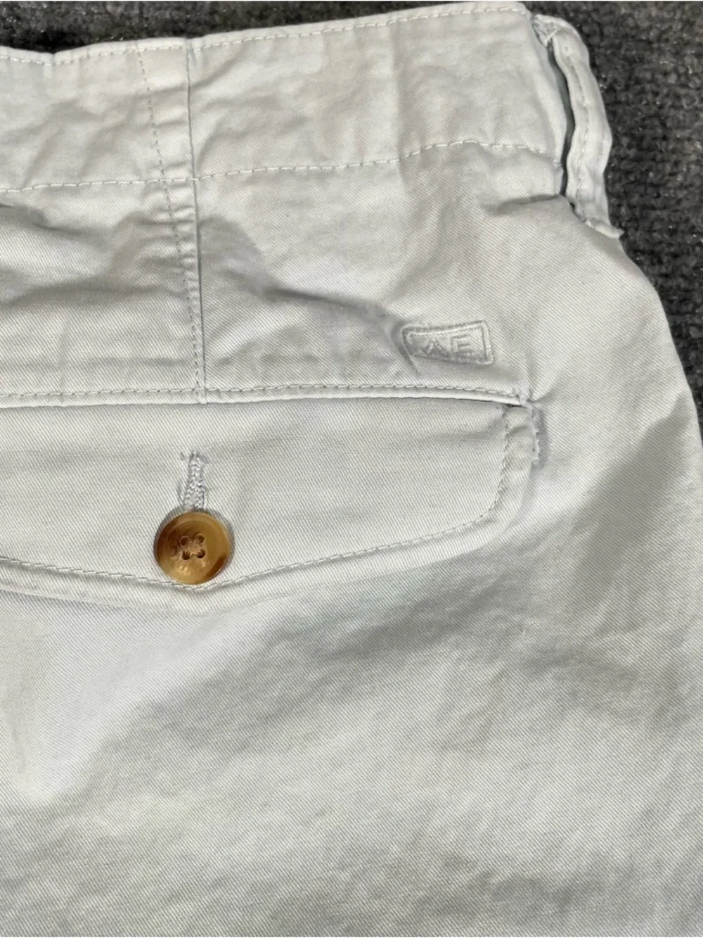 American Eagle Next Level Flex Shorts Men’s 31 Gray Chino Preppy Outdoor Casual - Picture 8 of 9